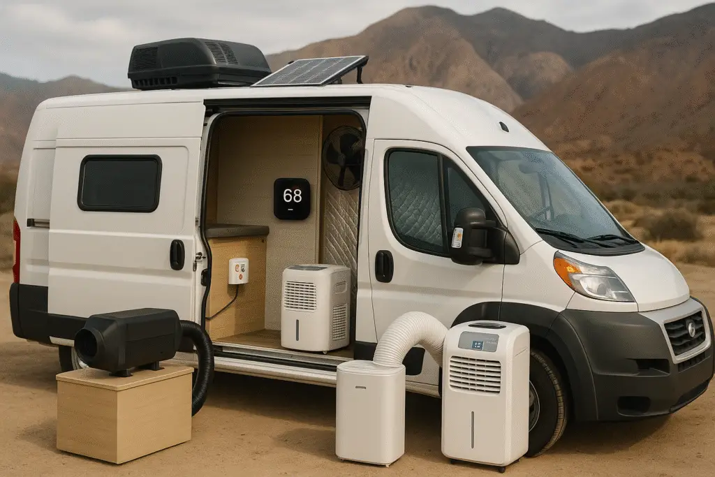 Van Life Climate Control Heating & Cooling in Extreme Weather